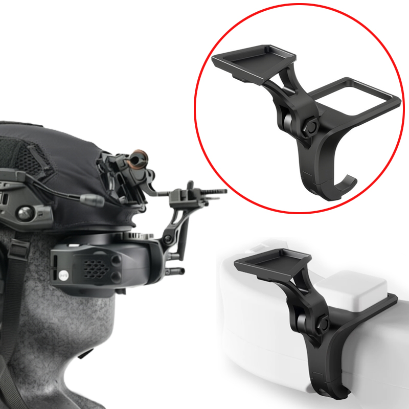 Holy Stone Drone Hs440 - SKYZONE 04X PRO FPVフライトゴーグル用タクティカルヘルメットアダプターマウント（CNCアルミ合金製、ダブテールスロット付き、Wilcox L4G24対応）1個