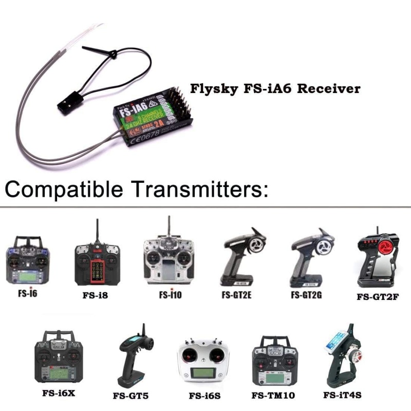 Flysky FS-IA6 レシーバー 6CH デュアルアン - Fpv Drone Antenna のレビューと価格