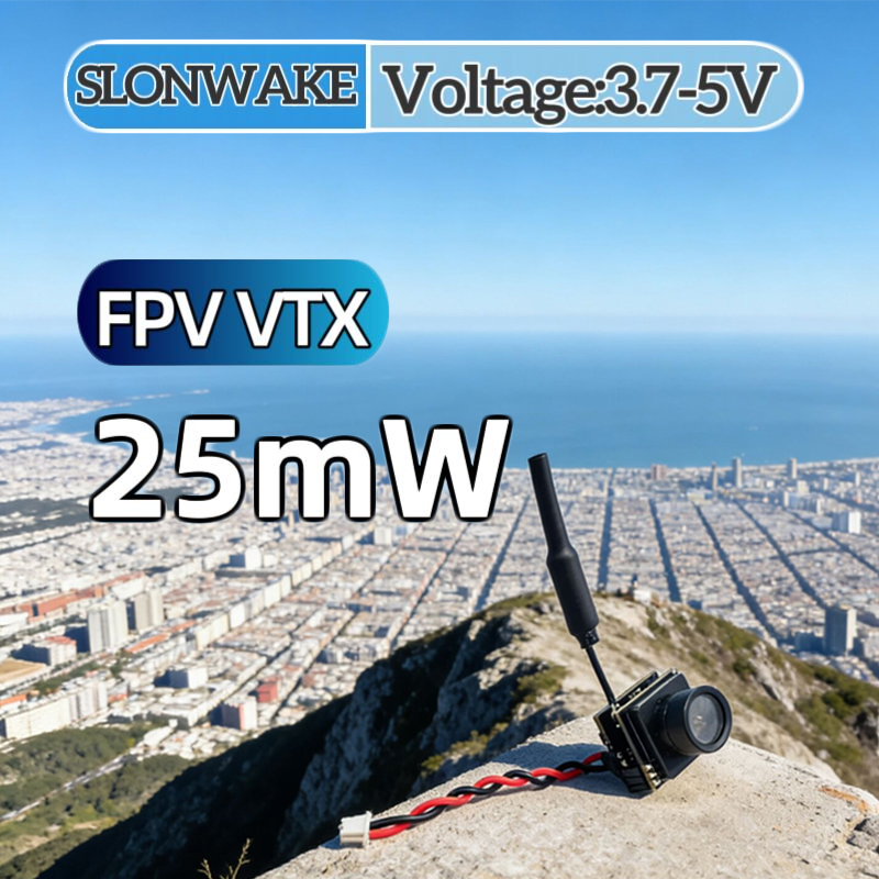 SLONWAKE FPV 25mW パワーシミュレーション  - Fpv Drone Receiver のレビューと価格