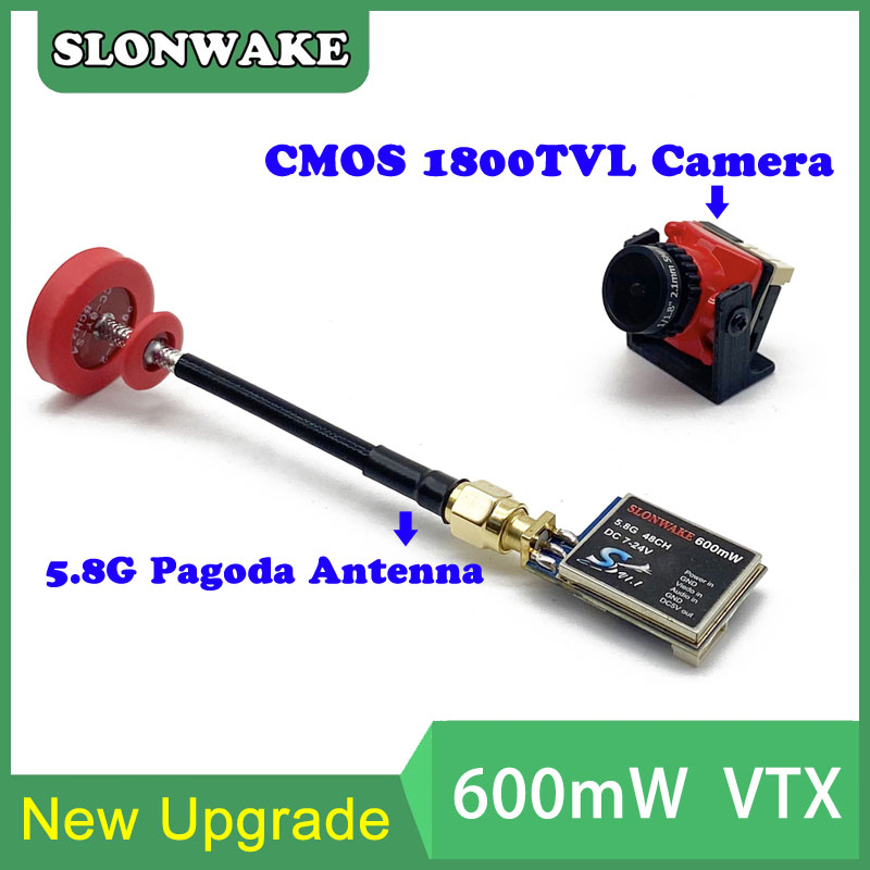 すぐに使える5.8G 48CH 600mWビデオ送信機とCm - Fpv Drone Receiver のレビューと価格