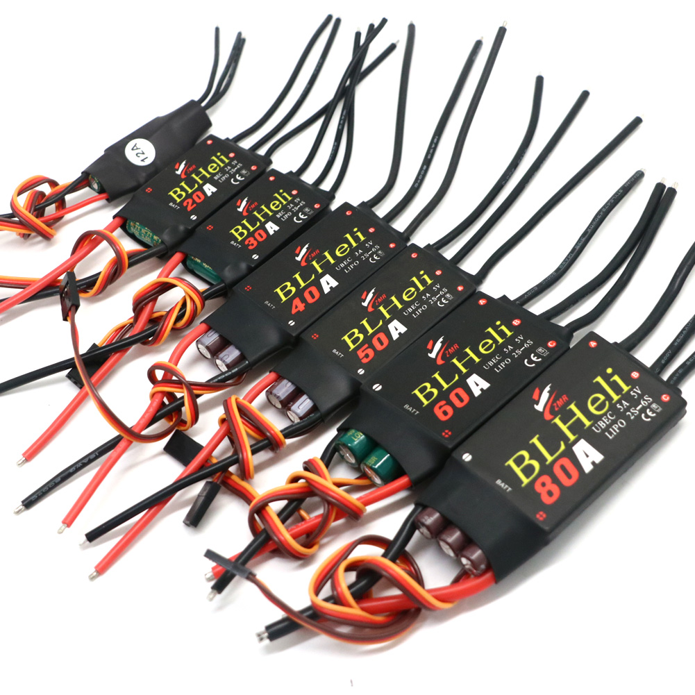 BLHeliブラシレスESC 80A 12A 20A 30A - Fpv Drone Receiver のレビューと価格